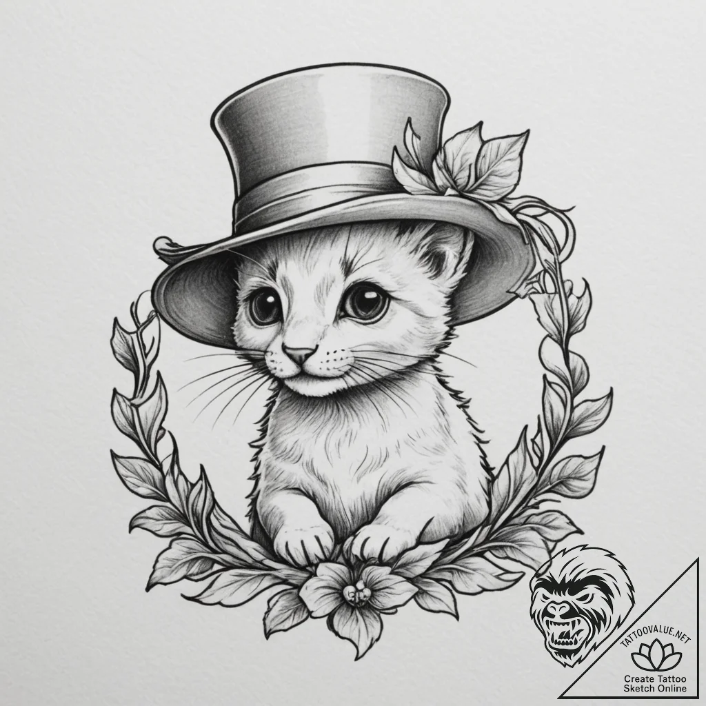 Tattoo sketch a tiny, cute animal wearing a s... - tattoo sketch (№1755123978_0, 13.08.2025 22:26) — tattoovalue.net