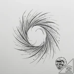 Tattoo sketch an abstract flow of energy betw… – tattoo sketch (№1755125587_0, 13.08.2025 22:53) — tattoovalue.net