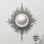 Pearl – tattoo sketch (№1755125980_0, 13.08.2025 22:59) — tattoovalue.net