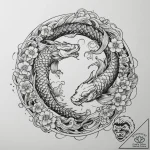 Tattoo design a geometric sphere with the zod… – tattoo sketch (№1755126989_0, 13.08.2025 23:16) — tattoovalue.net