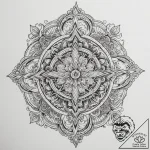 Elements (symbols), tattoo drawing outline, o… – tattoo sketch (№1755130207_0, 14.08.2025 00:10) — tattoovalue.net