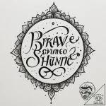 Tattoo sketch a single, empowering word (e.g…. – tattoo sketch (№1755132613_0, 14.08.2025 00:50) — tattoovalue.net