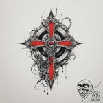 Uroboros, ink illustration for tattoo, trash… – tattoo sketch (№1755140845_0, 14.08.2025 03:07) — tattoovalue.net