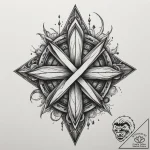 77. tattoo design: a “sila” rune with subtle… – tattoo sketch (№1755143048_0, 14.08.2025 03:44) — tattoovalue.net