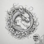 The abstract pattern of salt flats., concept… – tattoo sketch (№1755146661_0, 14.08.2025 04:44) — tattoovalue.net