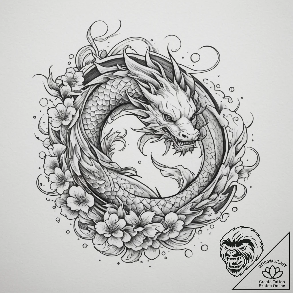 The abstract pattern of salt flats., concept... - tattoo sketch (№1755146661_0, 14.08.2025 04:44) — tattoovalue.net