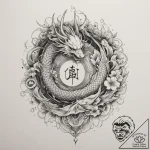 115. tattoo sketch: “istok” rune with subtle… – tattoo sketch (№1755148257_0, 14.08.2025 05:10) — tattoovalue.net