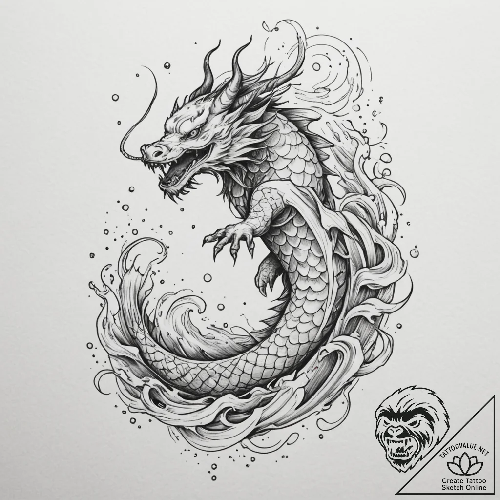 Tattoo sketch aquarius constellation, stars f... - tattoo sketch (№1755156163_0, 14.08.2025 07:22) — tattoovalue.net