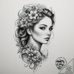 Tattoo sketch a memorial portrait in a realis… – tattoo sketch (№1755157154_0, 14.08.2025 07:39) — tattoovalue.net