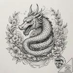 Egyptian sarcophagus, ink illustration for ta… – tattoo sketch (№1755159924_0, 14.08.2025 08:25) — tattoovalue.net