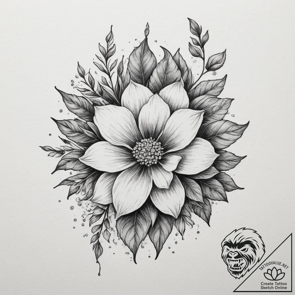 р“сђсѓрїрїр° 11: р¦рірµс‚рѕс‡рѕс‹рµ рё р р°сѓ... - tattoo sketch (№1755161703_0, 14.08.2025 08:55) — tattoovalue.net