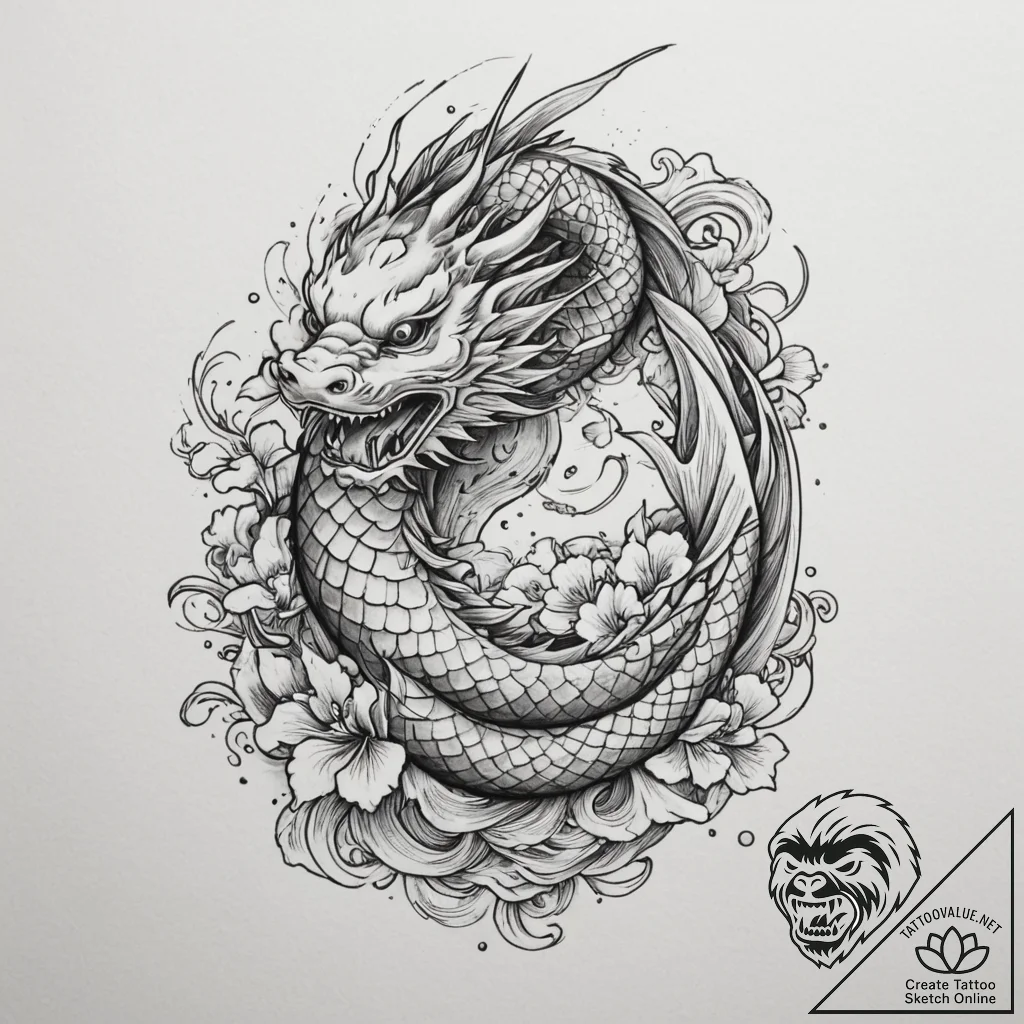 Ruby, tattoo line art, fine lines, delicate l... - tattoo sketch (№1755163085_0, 14.08.2025 09:18) — tattoovalue.net