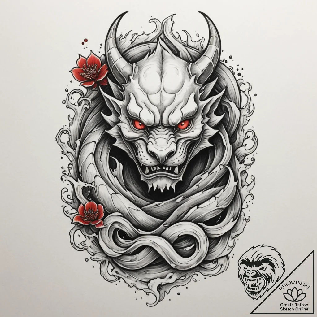 Gargoyle on a ledge (is there, but can be a c... - tattoo sketch (№1755164074_0, 14.08.2025 09:34) — tattoovalue.net