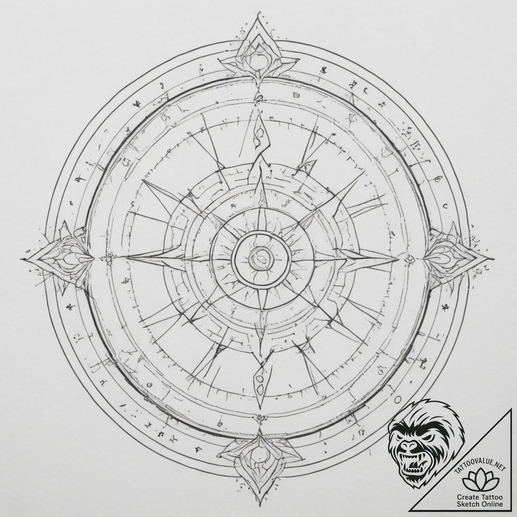 Tattoo sketch a zodiac constellation transfor... - tattoo sketch (№1755164864_0, 14.08.2025 09:47) — tattoovalue.net