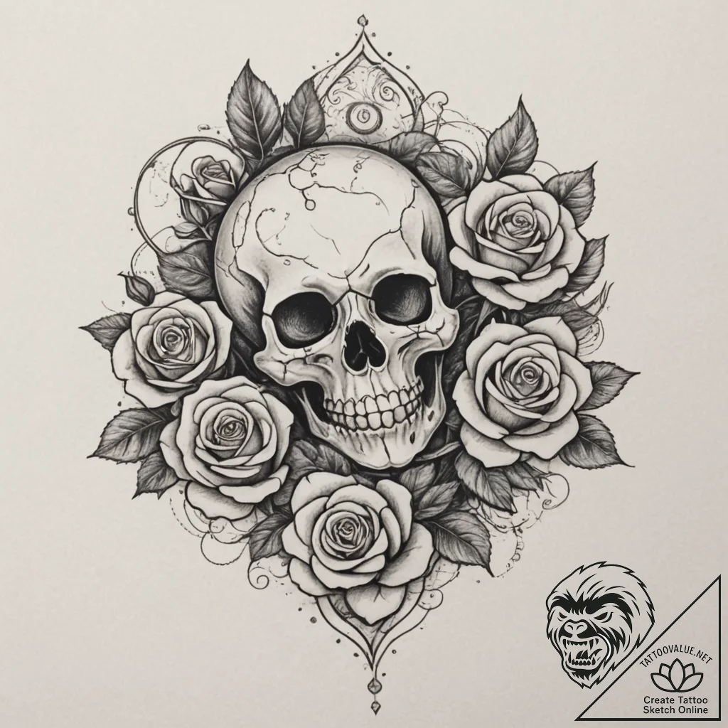 Tattoo design a controller's analog stick for... - tattoo sketch (№1755167634_0, 14.08.2025 10:33) — tattoovalue.net