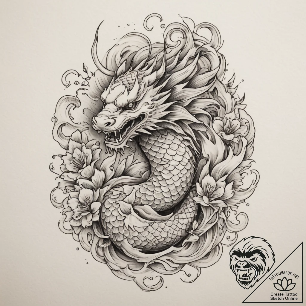 Sun, concept art for tattoo, fine lines, deli... - tattoo sketch (№1755169016_0, 14.08.2025 10:56) — tattoovalue.net