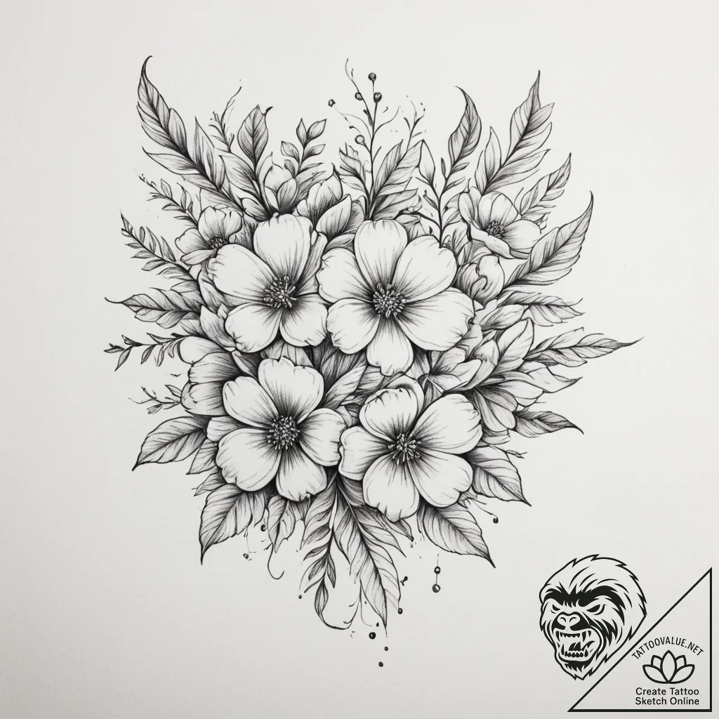 р“сђсѓрїрїр° 23: р¦рірµс‚рѕс‡рѕс‹рµ р“рёр±сђр... - tattoo sketch (№1755175592_0, 14.08.2025 12:46) — tattoovalue.net