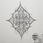 Tattoo design a subtle “glow” emanating from… – tattoo sketch (№1755175997_0, 14.08.2025 12:53) — tattoovalue.net