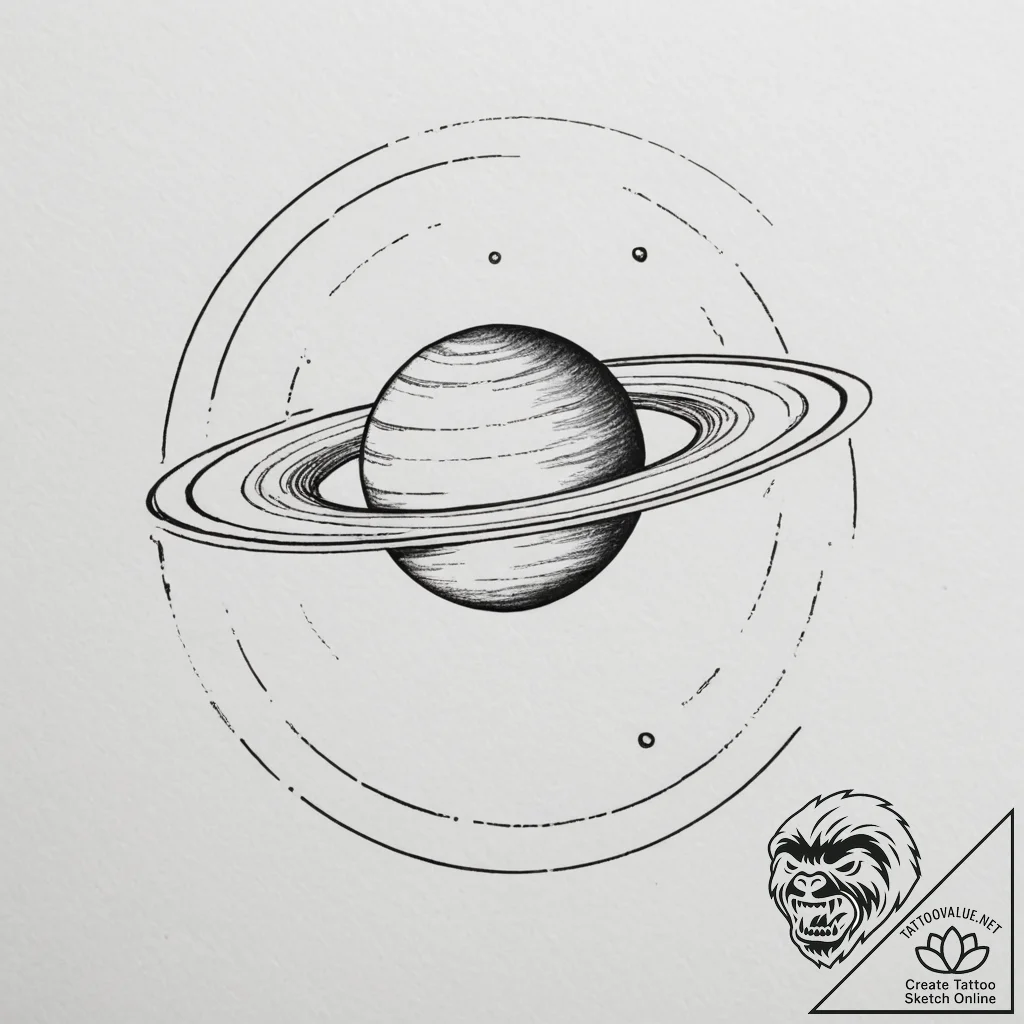 Tattoo sketch a delicate celestial object (e.... - tattoo sketch (№1755176394_0, 14.08.2025 12:59) — tattoovalue.net