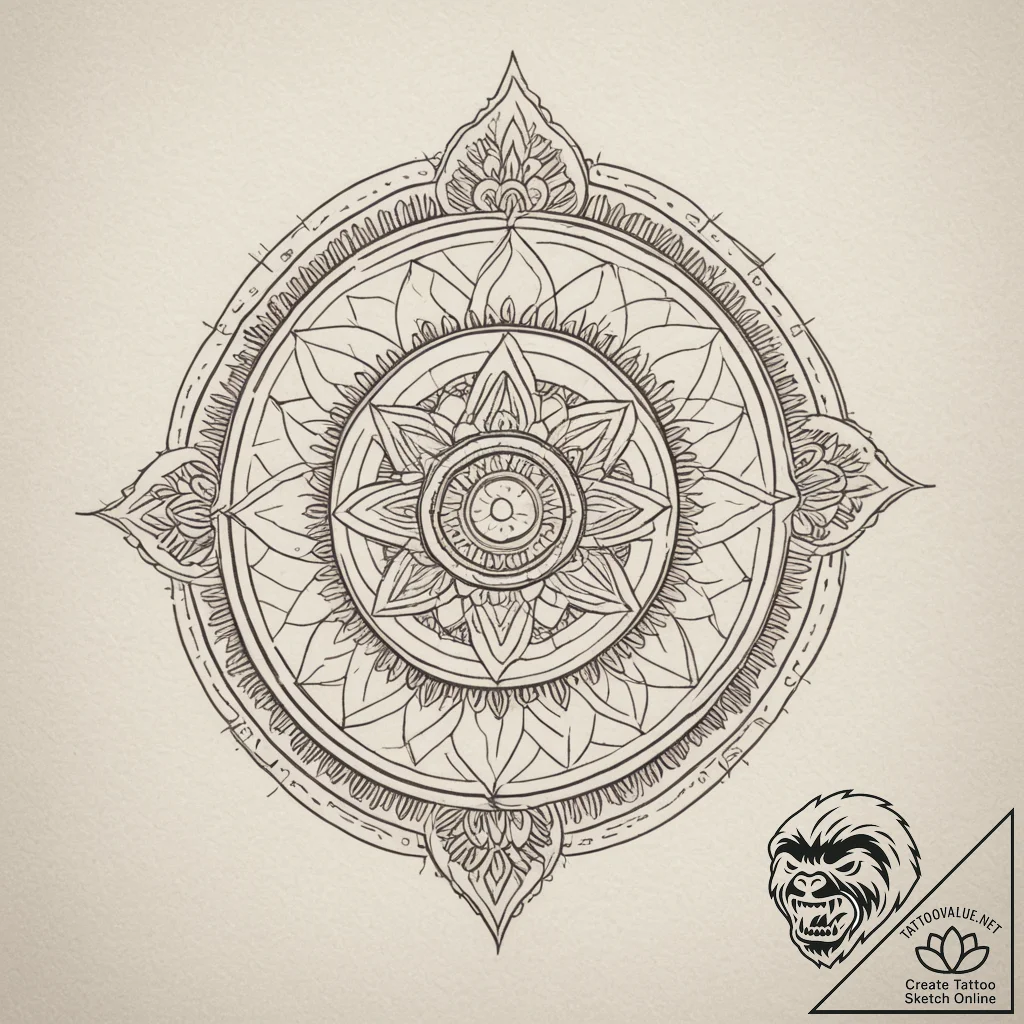 Tattoo design a "mastery" symbol for a specif... - tattoo sketch (№1755178584_0, 14.08.2025 13:36) — tattoovalue.net