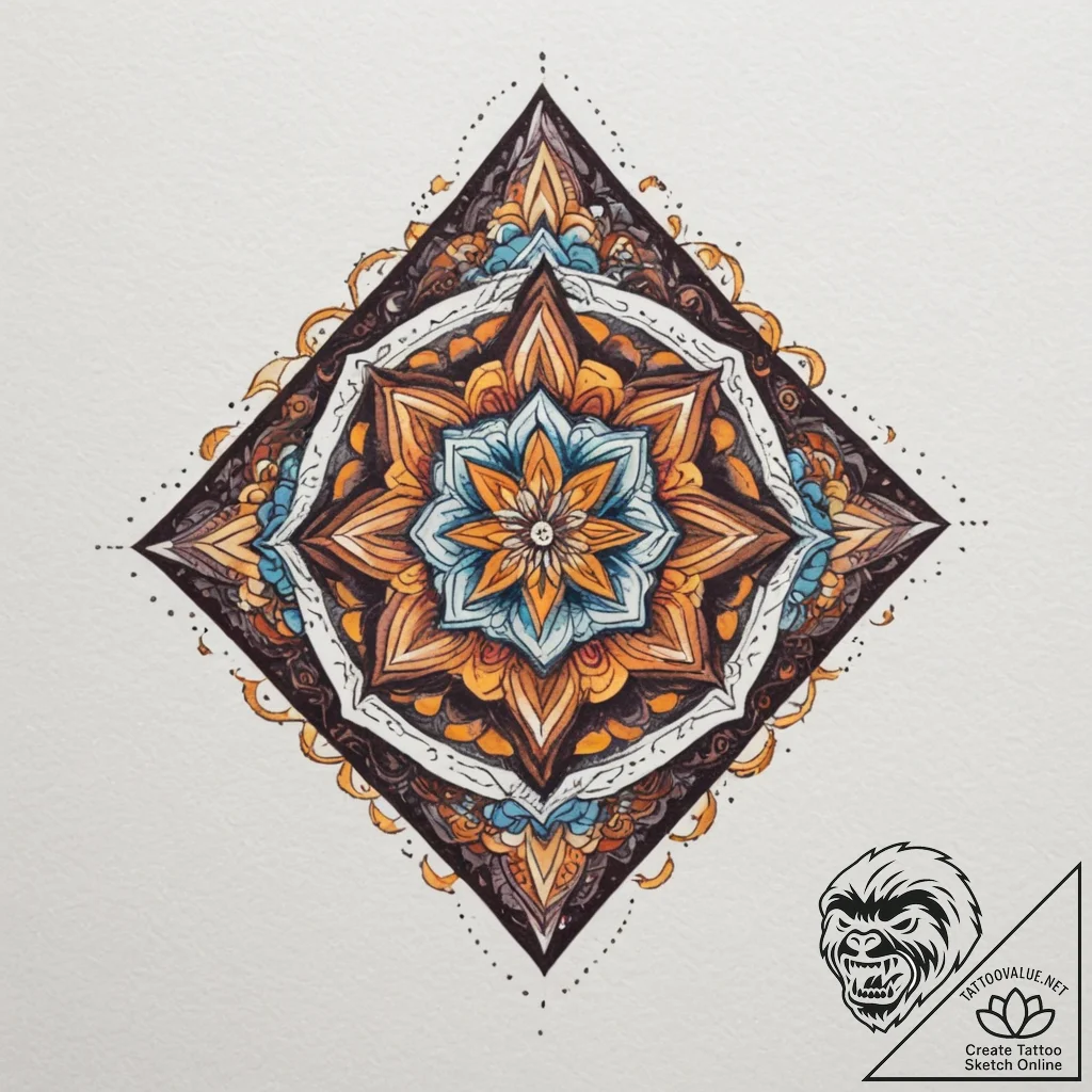 A close-up of a chocolate bar with one square... - tattoo sketch (№1755181815_0, 14.08.2025 14:30) — tattoovalue.net