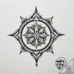 Tattoo sketch a symbol representing a core pe… – tattoo sketch (№1755182016_0, 14.08.2025 14:33) — tattoovalue.net