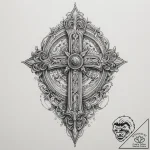 Tattoo design a delicate lace pattern creatin… – tattoo sketch (№1755182623_0, 14.08.2025 14:43) — tattoovalue.net
