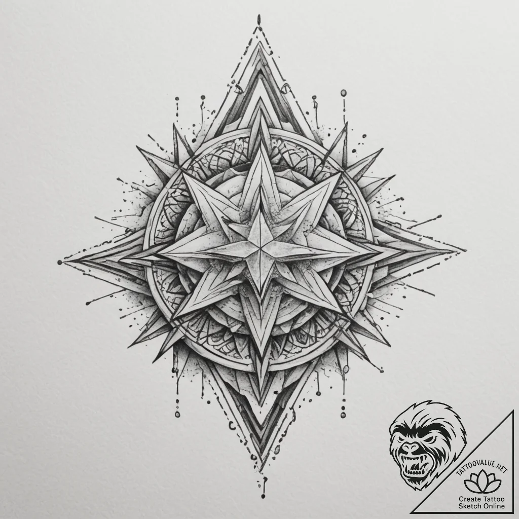 р“сђсѓрїрїр° 6: immersive & abstract gaming t... - tattoo sketch (№1755183823_0, 14.08.2025 15:03) — tattoovalue.net
