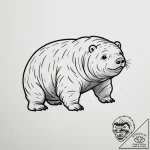 Tardigrade (water bear), tattoo drawing outli… – tattoo sketch (№1755186845_0, 14.08.2025 15:54) — tattoovalue.net