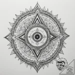 153. tattoo sketch: “gadat” rune combined wit… – tattoo sketch (№1755188981_0, 14.08.2025 16:29) — tattoovalue.net