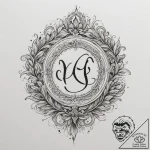 Tattoo design virgo’s glyph subtly incorporat… – tattoo sketch (№1755191049_0, 14.08.2025 17:04) — tattoovalue.net