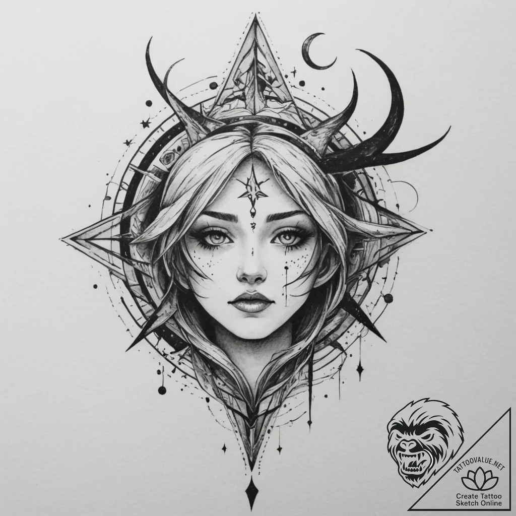 р“сђсѓрїрїр° 8: рўрѕр·рірµр·рґрёсџ рё рљрѕсѓр... - tattoo sketch (№1755192440_0, 14.08.2025 17:27) — tattoovalue.net