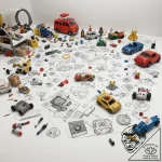 A child’s messy playroom, with toys scattered… – tattoo sketch (№1755194841_0, 14.08.2025 18:07) — tattoovalue.net