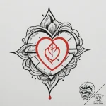 Tattoo sketch a symbol representing a core pe… – tattoo sketch (№1755203810_0, 14.08.2025 20:36) — tattoovalue.net