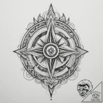 Tattoo sketch a series of interconnected geom… – tattoo sketch (№1755205805_0, 14.08.2025 21:10) — tattoovalue.net