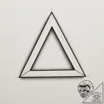 An impossible shape (penrose triangle), tatto… – tattoo sketch (№1755206601_0, 14.08.2025 21:23) — tattoovalue.net