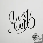 Tattoo sketch “i will” text for leo, with a b… – tattoo sketch (№1755210833_0, 14.08.2025 22:33) — tattoovalue.net