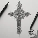 Tattoo sketch a blueprint of a strong, well-d… – tattoo sketch (№1755211234_0, 14.08.2025 22:40) — tattoovalue.net
