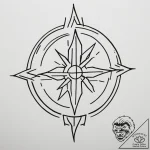 Tattoo design a minimalistic symbol of a resp… – tattoo sketch (№1755211832_0, 14.08.2025 22:50) — tattoovalue.net