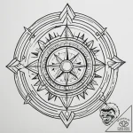 Tattoo design an abstract blend of colors and… – tattoo sketch (№1755216840_0, 15.08.2025 00:14) — tattoovalue.net