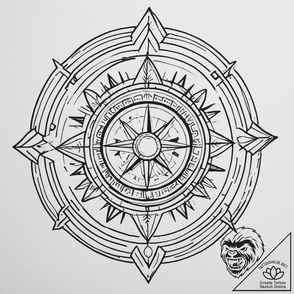 Tattoo design an abstract blend of colors and... - tattoo sketch (№1755216840_0, 15.08.2025 00:14) — tattoovalue.net
