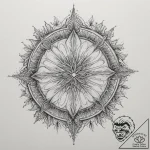 The delicate, intricate pattern of frost on a… – tattoo sketch (№1755217654_0, 15.08.2025 00:27) — tattoovalue.net
