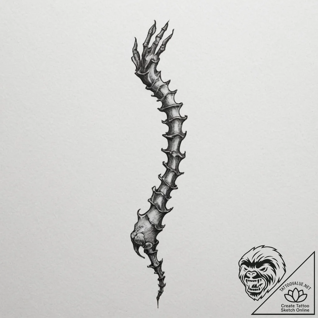 Tattoo sketch a simple, elegant silhouette of... - tattoo sketch (№1755218856_0, 15.08.2025 00:47) — tattoovalue.net