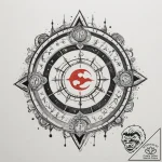 Tattoo design a watercolor splash of the zodi… – tattoo sketch (№1755221260_0, 15.08.2025 01:27) — tattoovalue.net