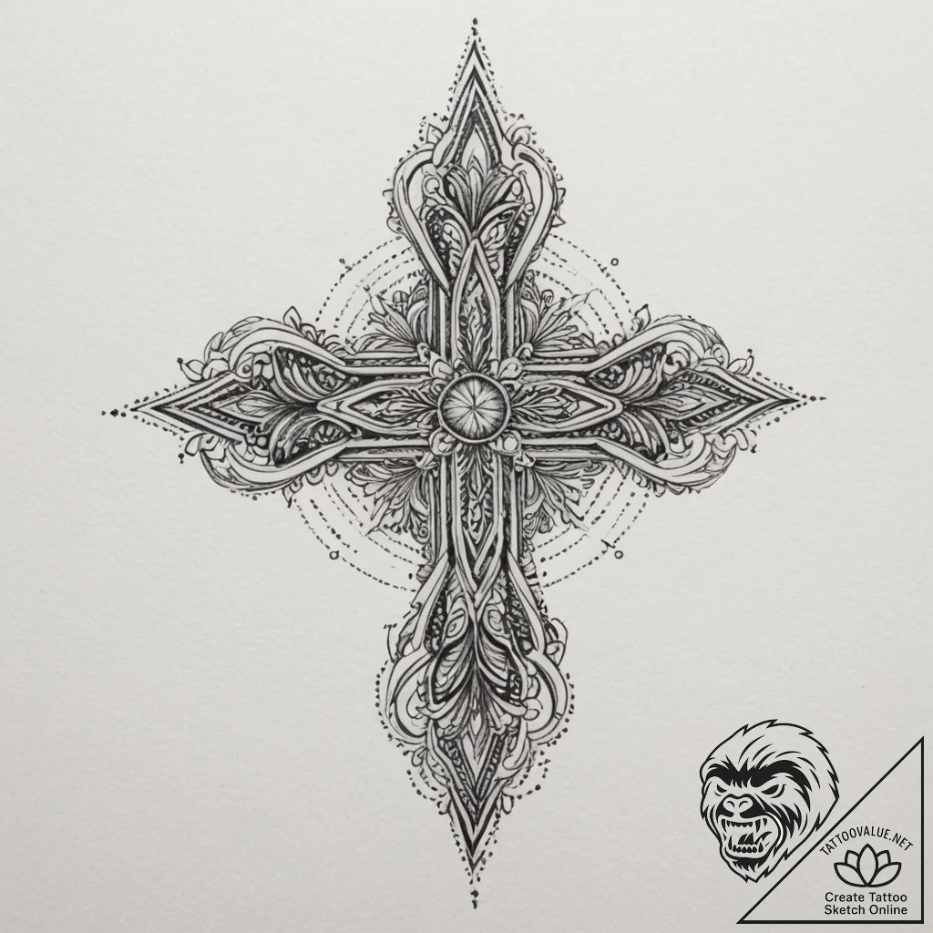 Tattoo sketch a subtle hint of cleavage or a... - tattoo sketch (№1755223071_0, 15.08.2025 01:57) — tattoovalue.net