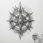 Tattoo sketch an abstract representation of a… – tattoo sketch (№1755223674_0, 15.08.2025 02:07) — tattoovalue.net