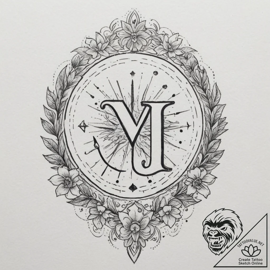 Tattoo design "i analyze" text for virgo, wit... - tattoo sketch (№1755268482_0, 15.08.2025 14:34) — tattoovalue.net