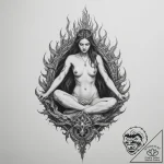 р сѓрѕр° рљсђр°рґр° (krada, fire, sacrifice,… – tattoo sketch (№1755272326_0, 15.08.2025 15:38) — tattoovalue.net