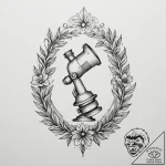 Tattoo design the glyph for virgo (6th house)… – tattoo sketch (№1755274591_0, 15.08.2025 16:16) — tattoovalue.net