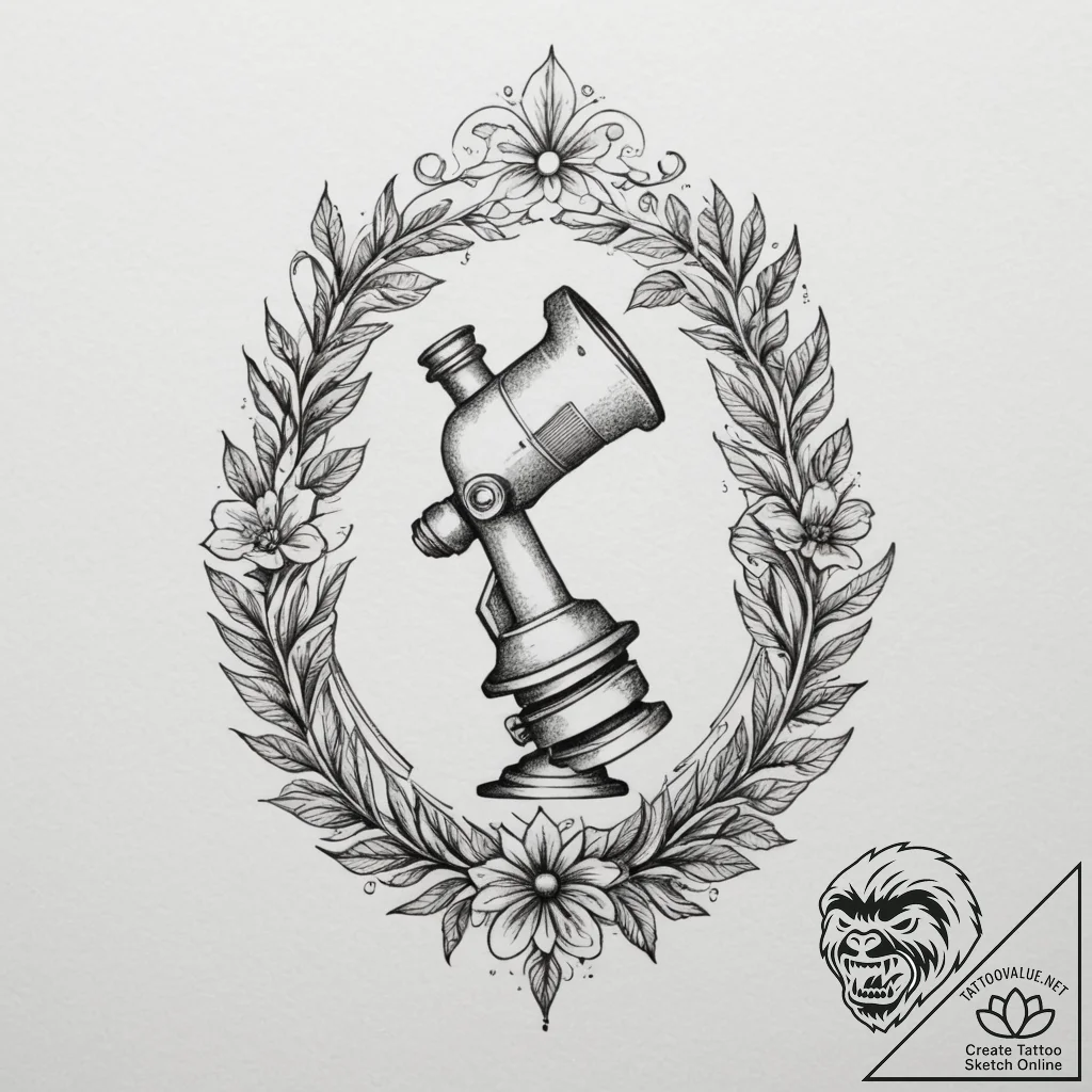 Tattoo design the glyph for virgo (6th house)... - tattoo sketch (№1755274591_0, 15.08.2025 16:16) — tattoovalue.net